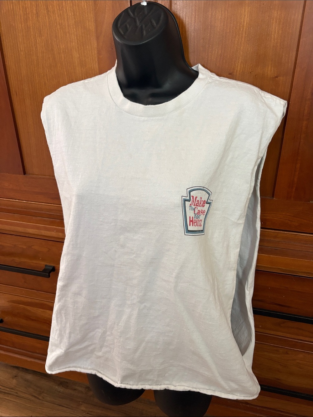 Make the Case for Heinz ketchup Sleeveless vintage muscle T-shirt